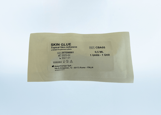 Sterile medical skin glue packaging