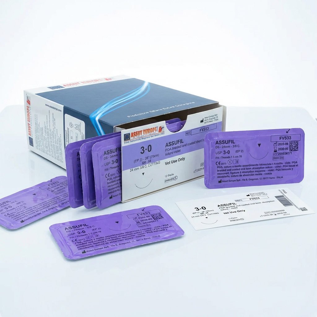 Assufil PGA veterinary surgical sutures