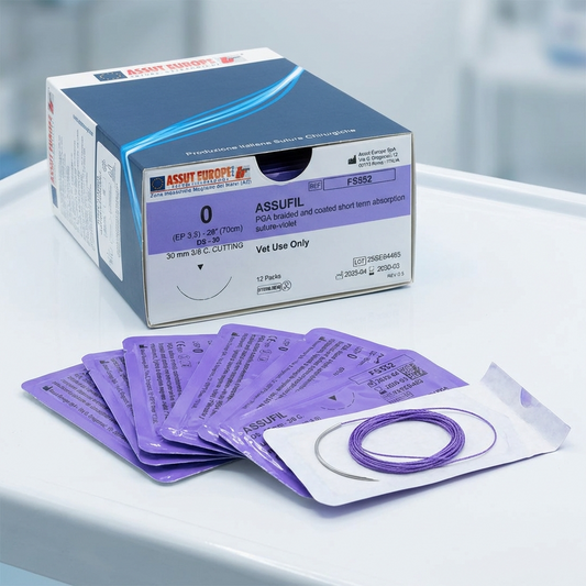 Assufil veterinary absorbable sutures