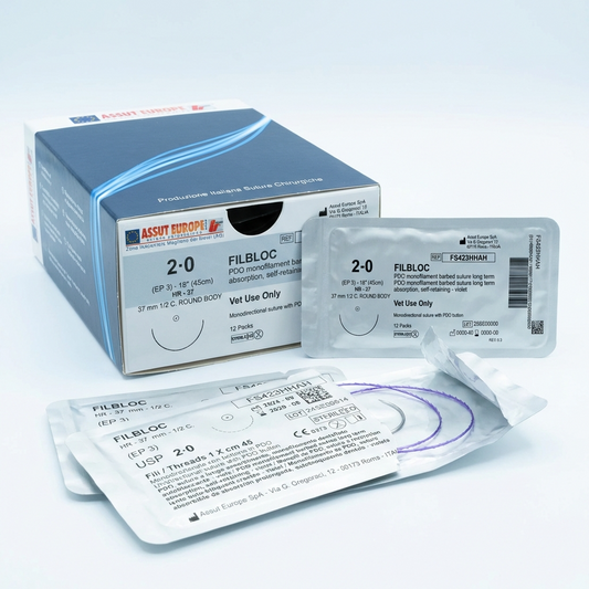 Filbloc PDO monofilament veterinary sutures