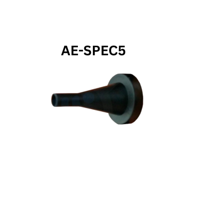 AE-SPEC5: n.5 speculum (Ø 5, 6, 7, 8 mm); 2 are slotted speculum Ø 7 – 8 mm)