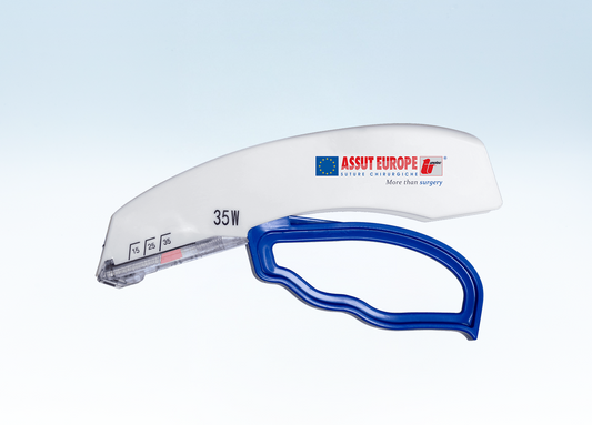 Disposable Skin Stapler – Wide, 35 Staples (Box of 10), Veterinary Use Only