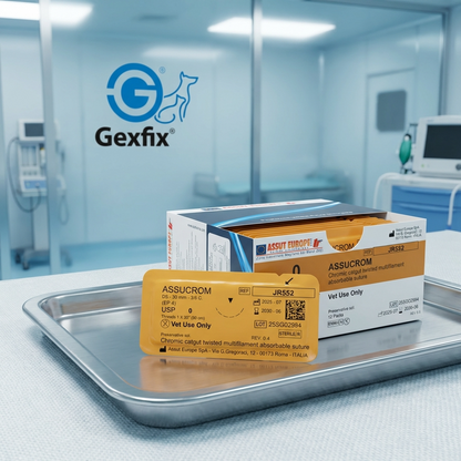Assucrom chromic veterinary catgut sutures