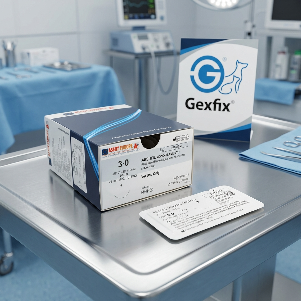 Assufil monofilament veterinary suture box