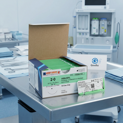 Assunyl surgical sutures box with packs