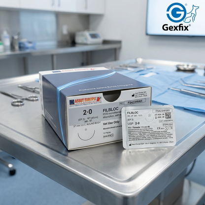 Absorbable PDO veterinary surgical sutures