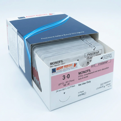 Monofil 3-0 veterinary suture box