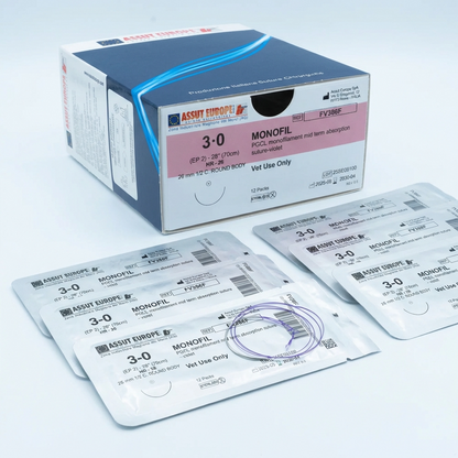 Monofil 3-0 veterinary absorbable sutures