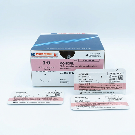 PGCL monofilament veterinary sutures box