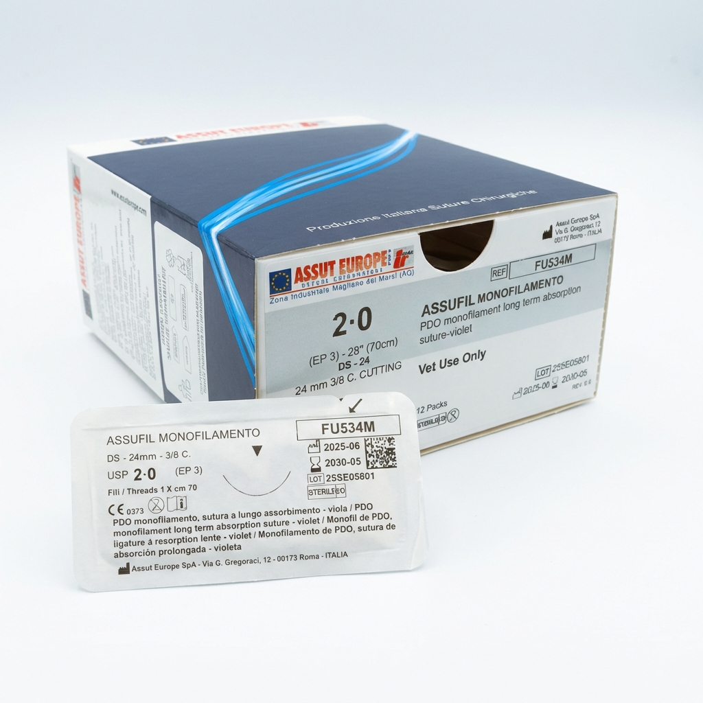 Assufil veterinary surgical sutures