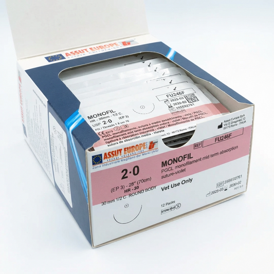 Monofil 2-0 veterinary suture box
