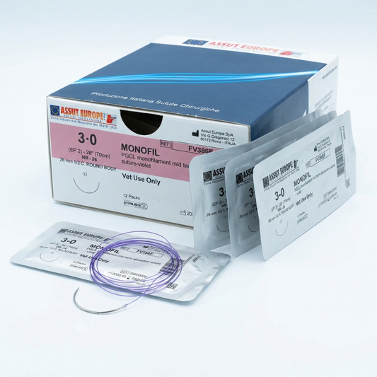 Monofil PGCL veterinary sutures 3-0