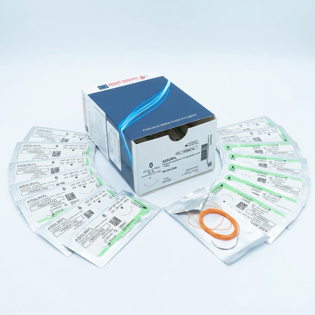 Assunyl veterinary suture box with packs