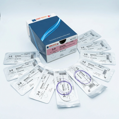 Monofil 3-0 veterinary suture packs