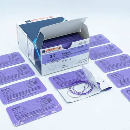 Assufil 3-0 absorbable surgical sutures