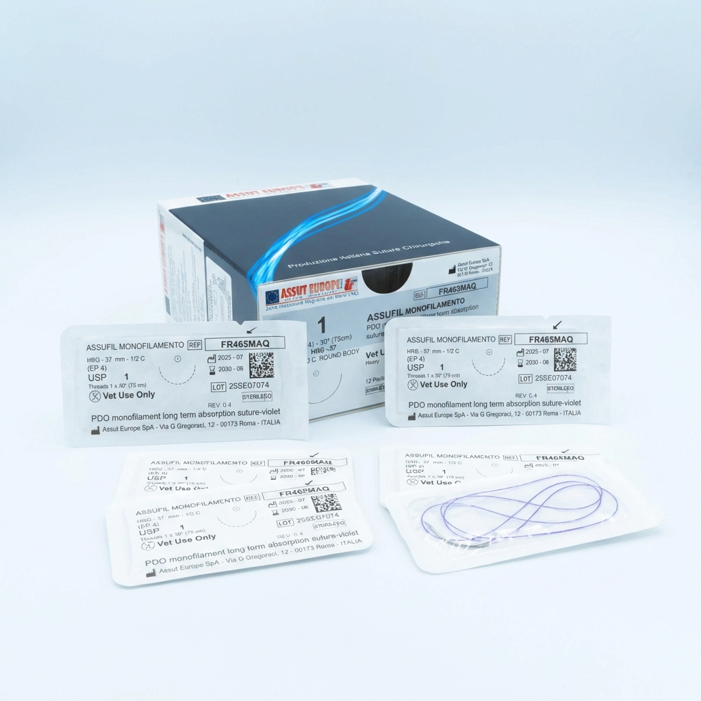 Assufil PDS veterinary sutures product kit