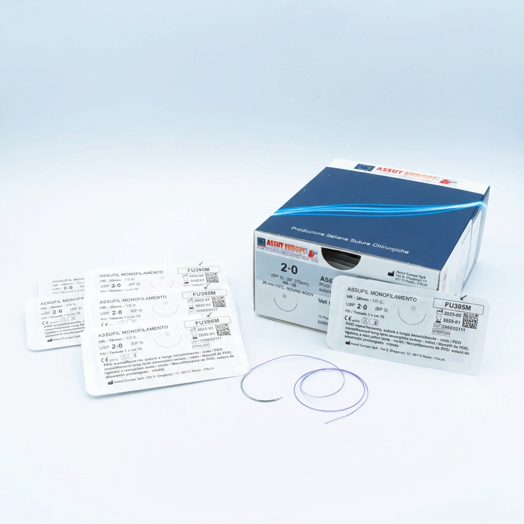 PDS monofilament veterinary surgical sutures